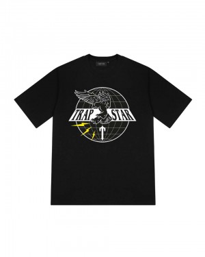 Trapstar Airforce Irongate Tricko Panske Čierne Slovensko | Trapstar SK 23865-GEVQ