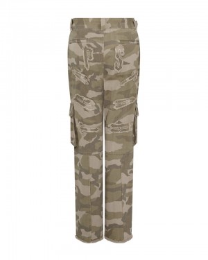 Trapstar Arch Applique Distresses Denim Cargo Nohavice Damske Maskacove Slovensko | Trapstar SK 90536-HUJG