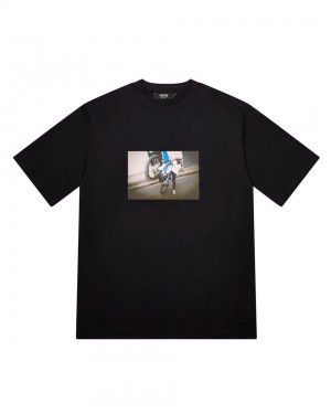 Trapstar Biker Tricko Panske Čierne Slovensko | Trapstar SK 36104-JDLN