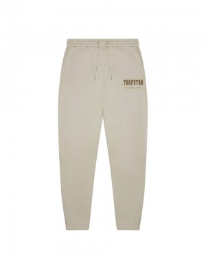 Trapstar Chenille Decoded Jogger Nohavice Panske Béžové Slovensko | Trapstar SK 61842-XPBY
