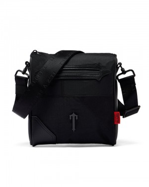 Trapstar Construct Messenger Crossbody Kabelka Panske Čierne Slovensko | Trapstar SK 78634-LTZE