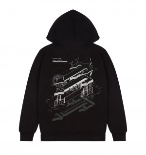 Trapstar DIY 3.0 Mikina s Kapucnou Panske Čierne Slovensko | Trapstar SK 39765-XJVH