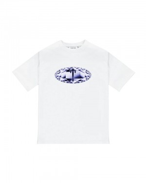 Trapstar Diamond In The Rough 2.1 Tricko Panske Biele Slovensko | Trapstar SK 39567-YGIW