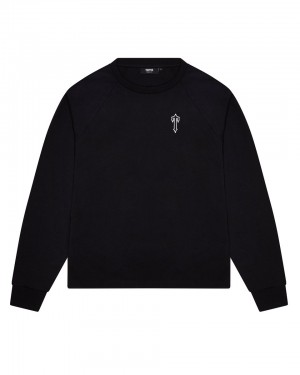 Trapstar Foundation LS Tricko Panske Čierne Slovensko | Trapstar SK 98452-JFBP