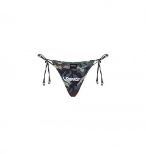 Trapstar Hyperdrive Bikini Tie Side Bottoms Plavky Damske Maskacove Slovensko | Trapstar SK 25641-BNSH
