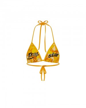 Trapstar Hyperdrive Bikini Top Plavky Damske Žlté Maskacove Slovensko | Trapstar SK 75841-NEQZ