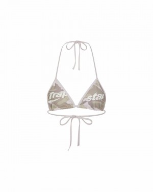 Trapstar Hyperdrive Bikini Top Plavky Damske Maskacove Slovensko | Trapstar SK 97310-DLPS