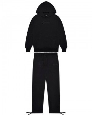 Trapstar Hyperdrive Embroidered Teplaky Panske Čierne Slovensko | Trapstar SK 34790-COLF