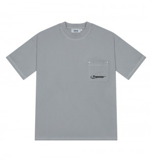 Trapstar Hyperdrive Reinforced Rivet Tricko Panske Siva Slovensko | Trapstar SK 82750-CHSO