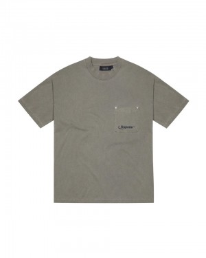 Trapstar Hyperdrive Rivet Pocket Tricko Panske Brindle Slovensko | Trapstar SK 64253-KEDH