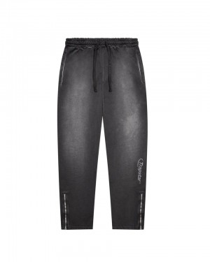 Trapstar Hyperdrive Spray Jogger Nohavice Panske Čierne Siva Slovensko | Trapstar SK 98036-RVEG
