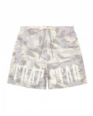Trapstar Irongate Camo Swim Kratasy Panske Hnede Maskacove Slovensko | Trapstar SK 72049-QCRY