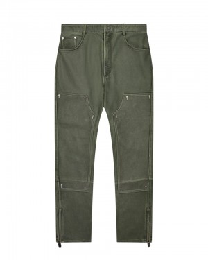 Trapstar Irongate Carpenter Leather Nohavice Panske Hnedožltý Slovensko | Trapstar SK 43596-QDIF