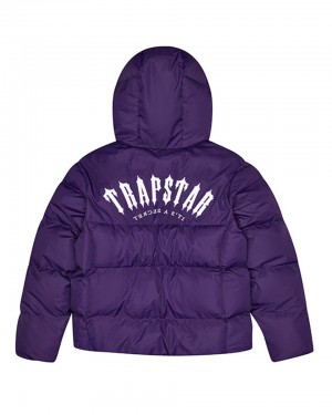 Trapstar Irongate Hooded Puffer Bunda Panske Nachový Slovensko | Trapstar SK 62743-YBQA