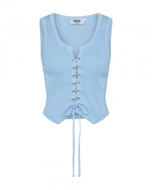 Trapstar Irongate Lace Up Vesta Damske Modre Slovensko | Trapstar SK 25084-RFWA