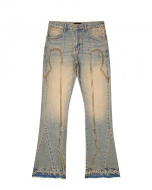 Trapstar Irongate Panel Denim Džínsy Panske Modre Slovensko | Trapstar SK 46579-SMNG
