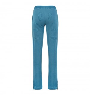Trapstar Irongate Split Leg Jogging Bottoms Jogger Nohavice Damske Modre Slovensko | Trapstar SK 65391-JBFU