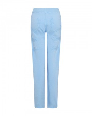Trapstar Irongate Split Leg Jogging Bottoms Jogger Nohavice Damske Modre Slovensko | Trapstar SK 35642-GVHO