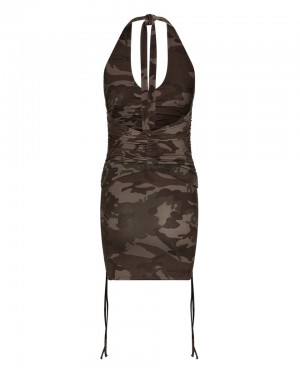 Trapstar Irongate T Dress Saty Damske Hnede Maskacove Slovensko | Trapstar SK 59304-AKDU