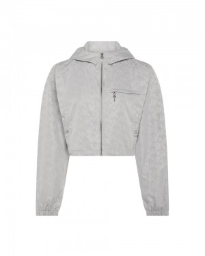 Trapstar Monogram Vetrovka Damske Strieborne Slovensko | Trapstar SK 27196-HGBV
