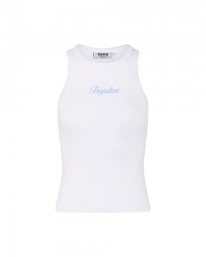 Trapstar Racer Vesta Damske Biele Modre Slovensko | Trapstar SK 03192-VAWS