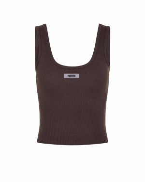 Trapstar Rib Vest with Irongate Silicone Badge Vesta Damske Hnede Slovensko | Trapstar SK 59630-ECXD