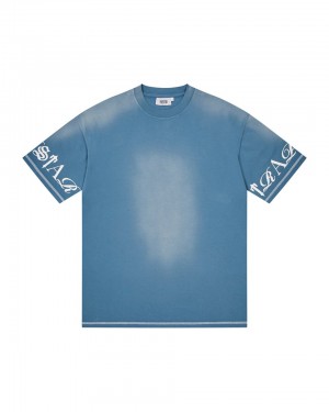 Trapstar Script 2.0 Tricko Panske Modre Slovensko | Trapstar SK 49780-LXQE