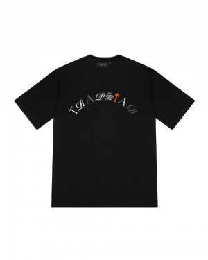 Trapstar Script 2.0 Tricko Panske Čierne Slovensko | Trapstar SK 90861-LPJF