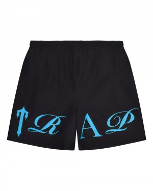 Trapstar Script Shell Kratasy Panske Čierne Modre Slovensko | Trapstar SK 30285-HRZJ
