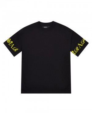 Trapstar Script Tricko Panske Čierne Slovensko | Trapstar SK 72031-CVFG