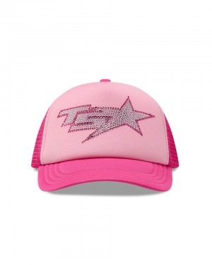 Trapstar TS Star Diamante Trucker Siltovka Damske Ruzove Slovensko | Trapstar SK 60241-VMPZ
