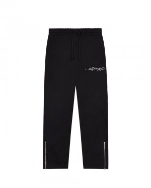 Trapstar x Ed Hardy Irongate Patchwork Jogger Nohavice Panske Čierne Slovensko | Trapstar SK 84290-FOSV