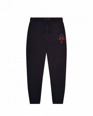 Trapstar x Ed Hardy Jogger Nohavice Panske Čierne Slovensko | Trapstar SK 73691-PHCU