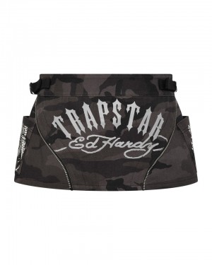 Trapstar x Ed Hardy Sukna Damske Čierne Maskacove Slovensko | Trapstar SK 67235-ZUSG