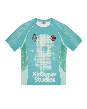 Trapstar x Kidsuper Football Dres Panske Tyrkysové Slovensko | Trapstar SK 16852-YOPK